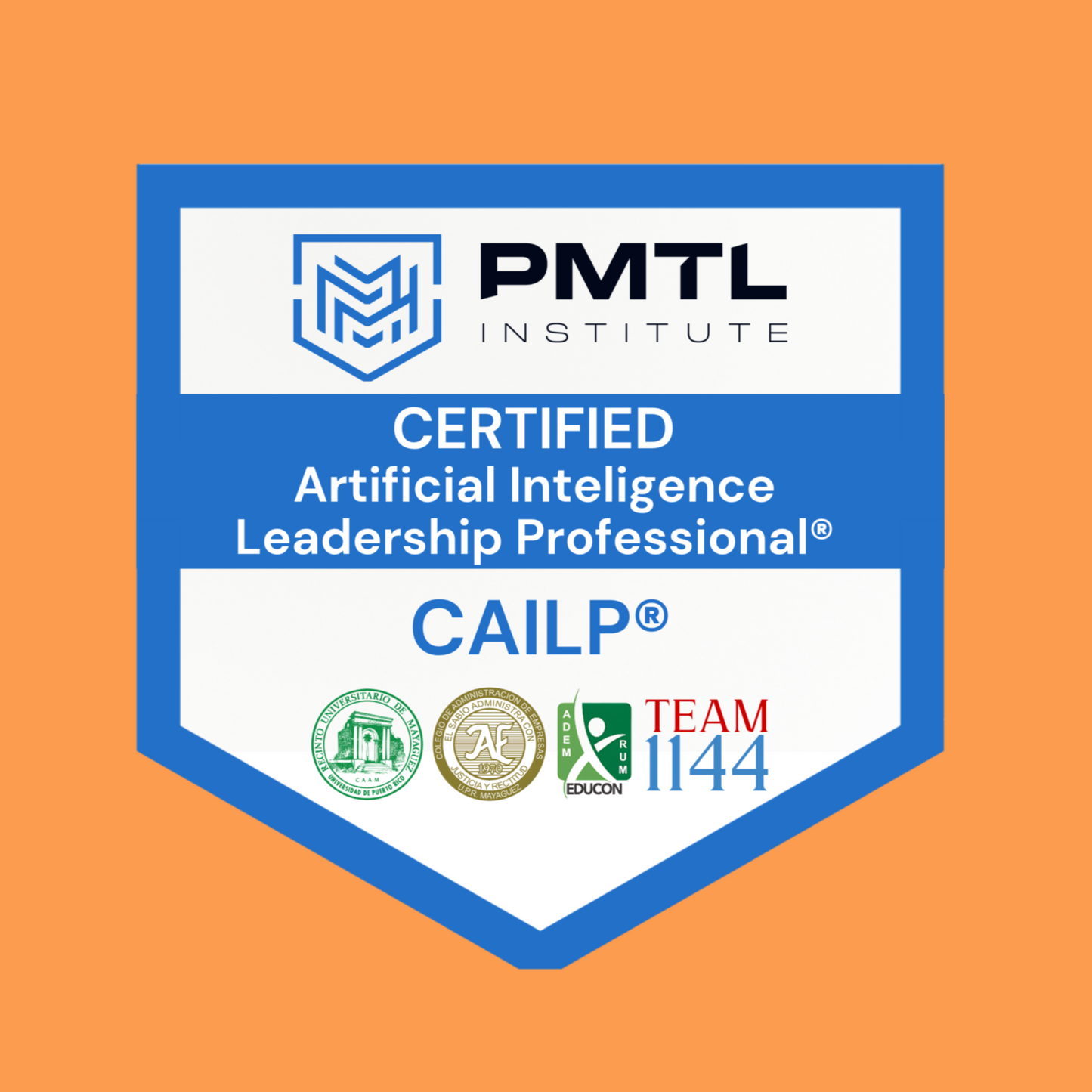 Paquete de 4 Cursos CAILP + curso Bono en (Artificial Intelligence in Project Management)  para Agencias o empleados de Gobierno y NGOs (Precio Regular $1500)